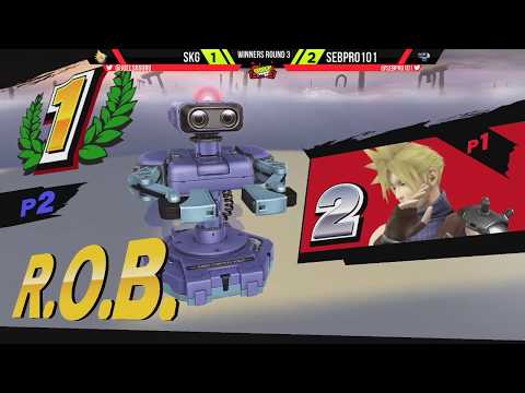 Over9K 2017 June: Sebpro101 (ROB) vs SKG (Cloud) -  Winners Round 3 - Smash Wii U