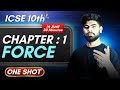 Physics Chapter 1 Force One Shot In 30 Minutes ICSE Class 10 ICSE Physics