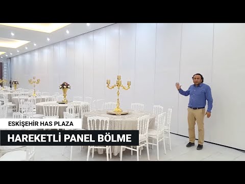 Movable partition wall video