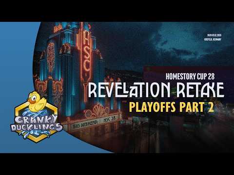 HomeStory Cup 28 - Playoffs Part 2 | LAN | Replay Cast Ft Clem, Serral, ShowTimE & HeRoMaRinE!