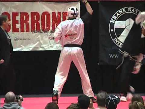 Ross Levine vs Mike Pombeiro 2011 Ocean State Grand Nationals Karate Tournament