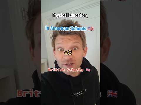 PE in American Schools VS British Schools! #schoollife #pe #schoollife #students IB: @VinnyThomas