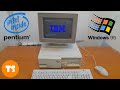 Retro PC IBM 330 75 Pentium 75Mhz Starting Windows 95 1995y