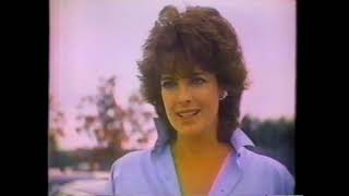 Poolside scene with Christopher Atkins, Linda Gray: Dallas video