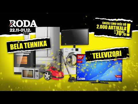 Roda | Velika rasprodaja 22.11 - 1.12.2019.