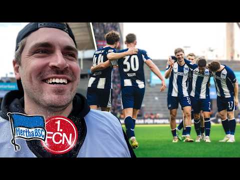 HERTHA BSC vs. 1. FC NÜRNBERG | Brekalo Doppelpack | STADIONVLOG
