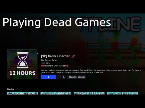 Playing Dead Games on roblox ...