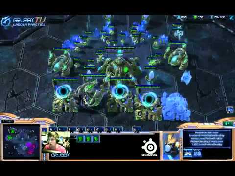 Grubby [FPVOD] vs JJalJJal [PvZ Shakuras 1v1] - 1 / 2