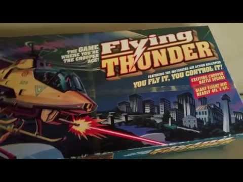 Milton Bradley Flying Thunder Helicopter Game 1992