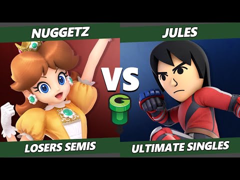 Game Underground Losers Semis - Nuggetz (Daisy) Vs. Jules (Mii Brawler) SSBU Ultimate Tournament