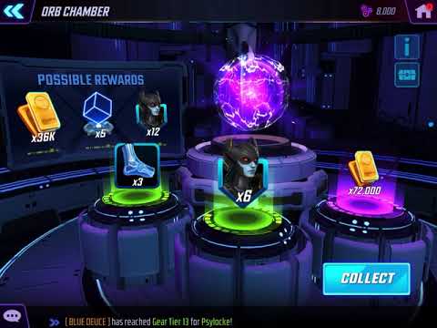 Marvel Strike Force Proxima Midnight orb opening