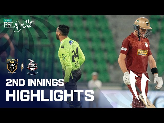 2nd Innings Highlights | Lahore Qalandars VS Hyderabad Kingsmen | Match 1 | HBL PSL 11 | MZB1K