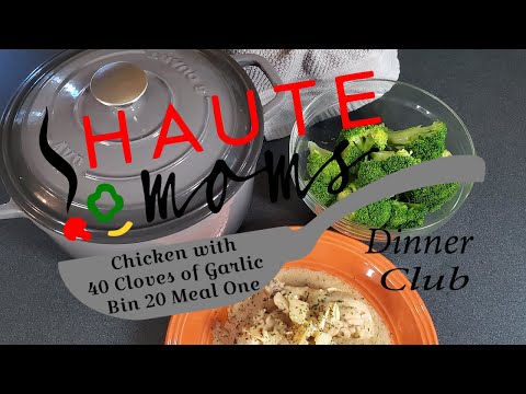 Bin 20 Meal One Chicken with 40 Cloves of Garlic (A French Classic)