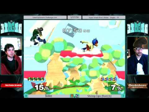 Gate City Smash 1/17/16: Shimpy Lips (Ronzell) vs $Mike Grand Finals