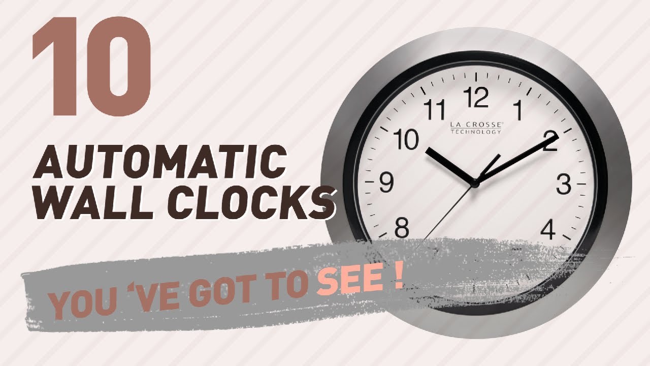 Automatic Wall Clocks // New & Popular 2017