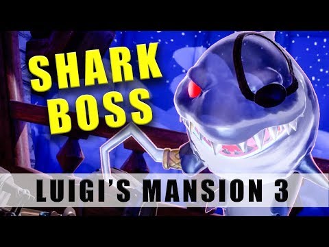 Luigi's Mansion 3 Shark Ghost boss - How to beat the Floor 12F Pirate boss