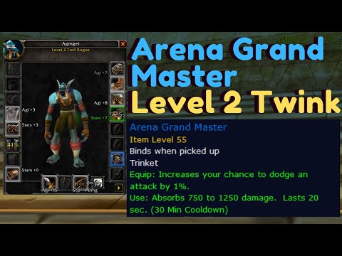 Level 2 Rogue Twink Arena Grand Master - WoW Classic