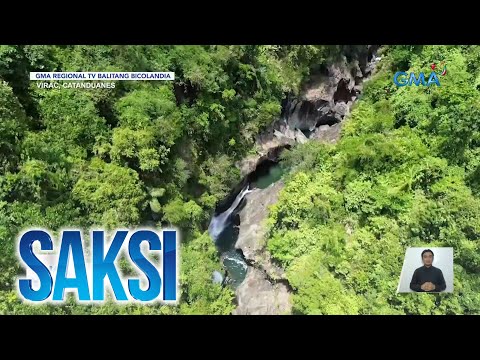 3 magkakalapit na waterfalls sa Virac, perfect para sa nature lovers Saksi