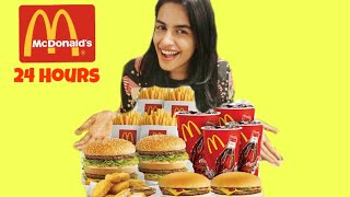 I ONLY ATE MCDONALDS FOOD FOR 24 HOURS INDIA