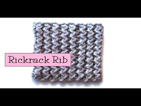 Fancy Stitch Combos - Rickrack Rib