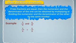 Equal and Unequal Fractions