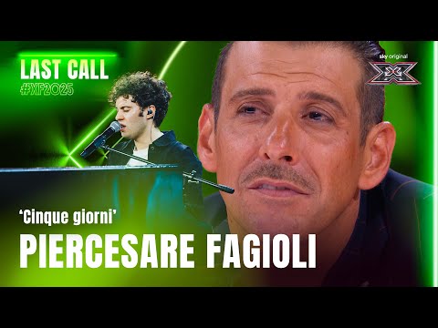 Piercesare Fagioli | 'Cinque giorni' | Esibizione Last Call | X Factor 2025