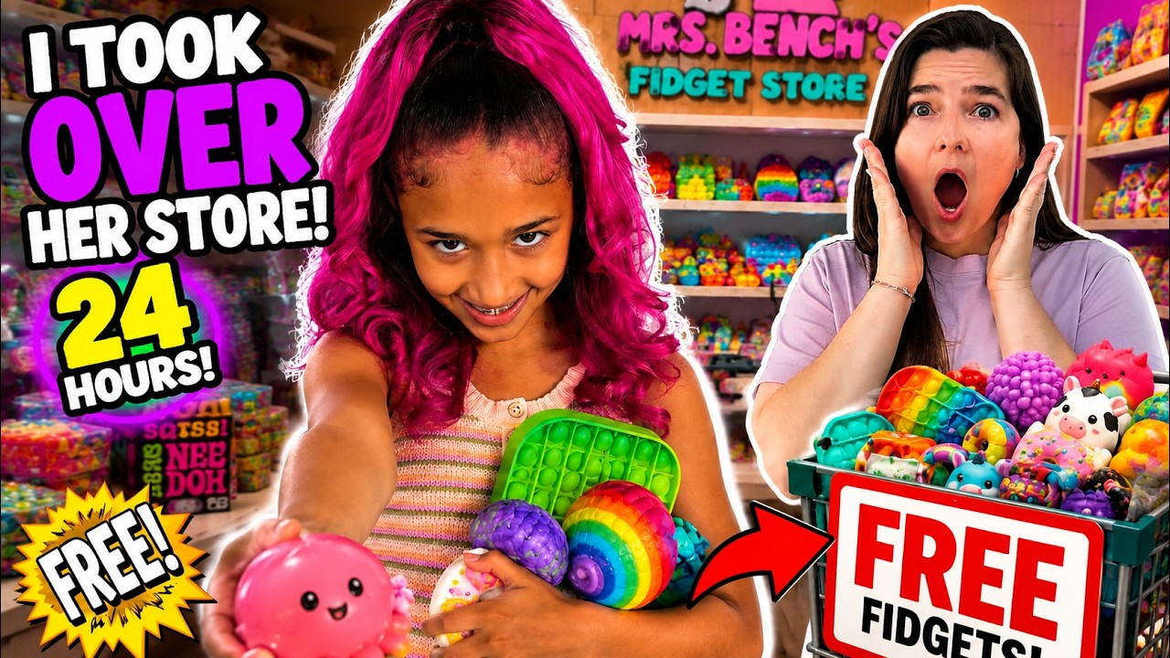 Londyn Took Over Mrs. Bench’s Fidget Store for 24 HOURS! *BAD IDEA*