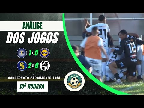 | PSTC 1 x 0 Andraus | São Joseense 2 x 0 Galo Maringá | Análise do Jogo Rodada 10 - Paranaense 2024