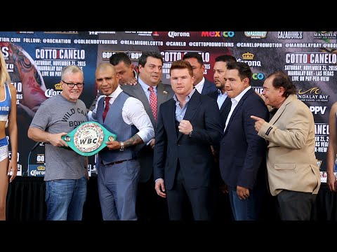Miguel Cotto vs. Canelo Alvarez full video-Complete Press Conference & Face Off Video
