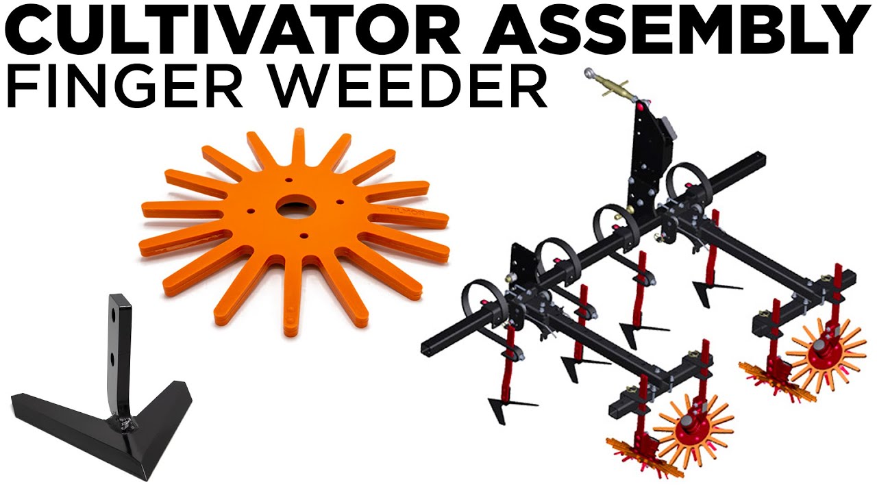 Cultivator Assembly: Finger Weeder & A-Blade Implement Setup