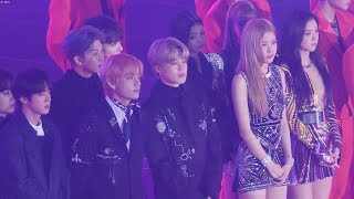 Download lagu 181225 블랙핑크(BLACKPINK),방탄소년단(BTS) 전출연진 오프닝(OPENING) [4K] 직캠 (2018 가요대전) by Mera mp3