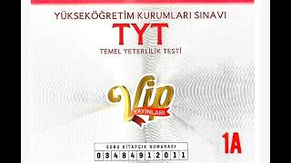 VİP YAYINLARI TYT-1 GEOMETRİ ÇÖZÜMLERİ 2026-9* CA