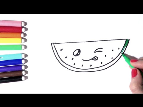 Kako se crta lubenica - Lubenica Ljubica