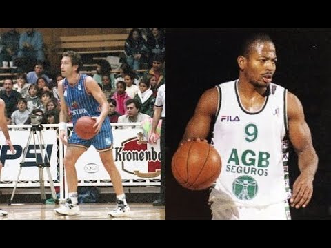 Liga ACB: Festina Andorra - AGB Huesca 2º Partido Playoff 1996 (Parte 1/2)