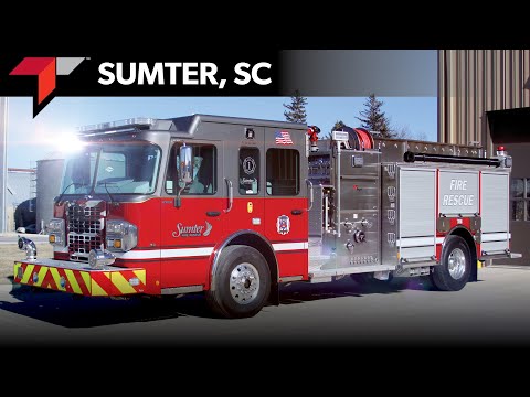 Sumter Fire Department Toyne Pumper Delivery Video