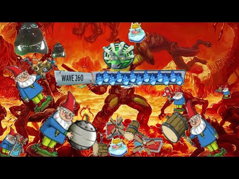 Wave 260 infinity time... Plants vs Zombies GW2