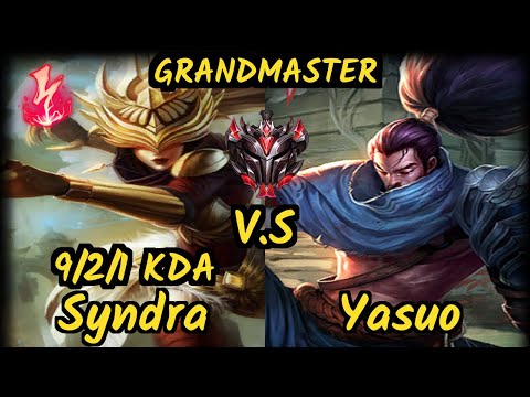 Takeshi (SYNDRA) vs YASUO - 9/2/1 KDA MID GAMEPLAY - BR Ranked GRANDMASTER