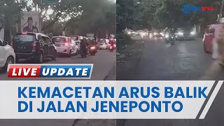 Arus Balik Sebabkan Kemacetan Panjang 3 Kilometer di Jalan Poros Jeneponto Sulsel Menuju Makassar