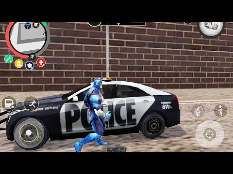 Rope Hero Vice Town - City Superhero Car Challenge Driver Games - Android GamePlay