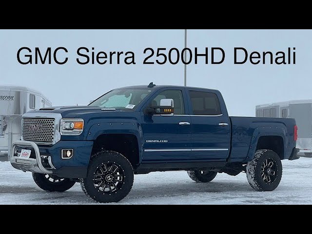 A preview image of the linked video showcasing 2017 GMC Sierra 2500HD Crew Cab Denali
