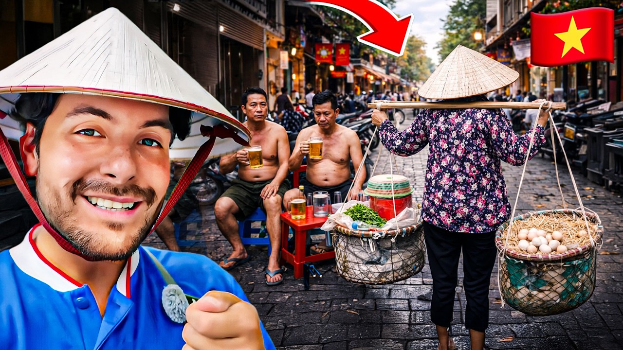 Por esto ME GUSTARÍA VIVIR en el CAOS de VIETNAM - ASÍ ES LA VIDA en Hanoi 🇻🇳