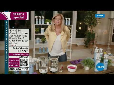HSN | Joy Mangano Collection featuring CleanBoss 04.02.2023 - 02 AM