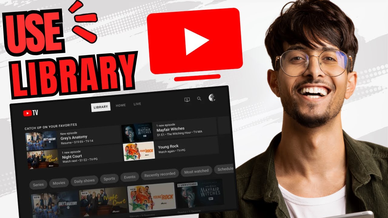 How to Use YouTube TV Library 📺 | Complete Guide 2025 🔍