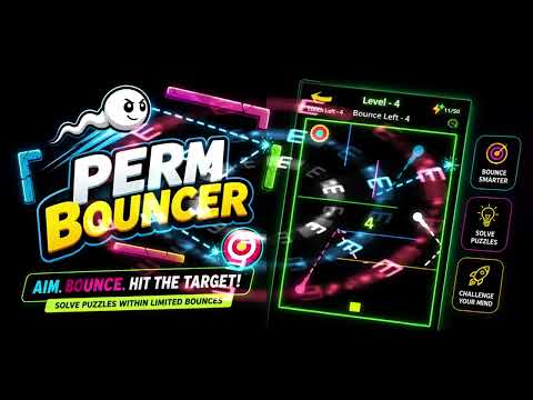 Perm Bouncer: Wall Bounce Game video thumbnail