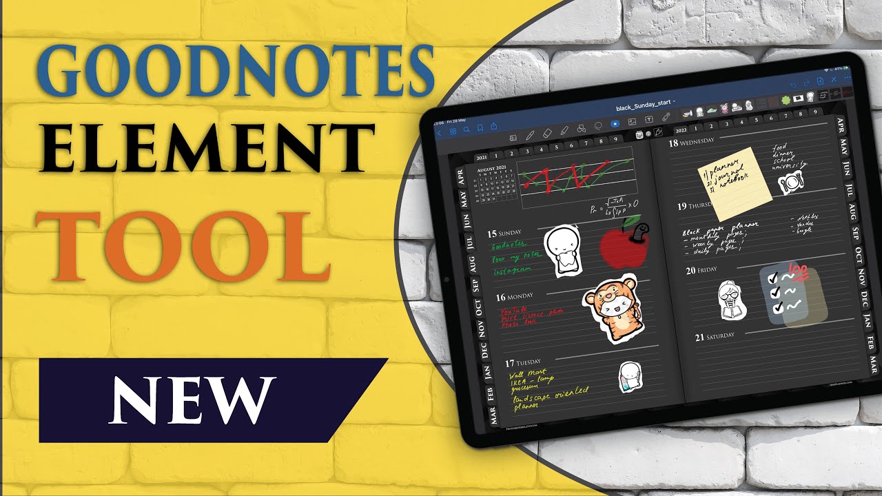 GoodNotes 5 Update. New Element Tool Tutorial. Tips and tricks for iPad note-taking
