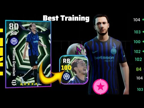 How To Train Matteo Darmian In Efootball 2026 | Matteo Darmian level training in efootball #pes