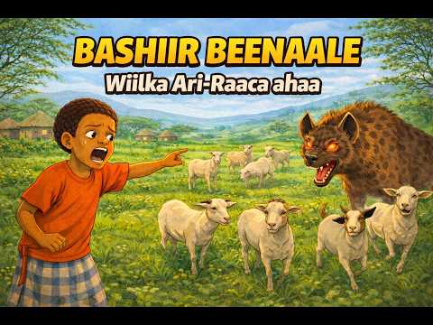Bashiir Beenaale-Wiilka Ari-Raaca Ahaa  | Sheeko Caruureed