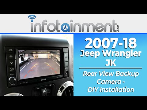 2007-2018 Jeep Wrangler JK - Rear View Backup Camera - Easy Plug & Play DIY Install!