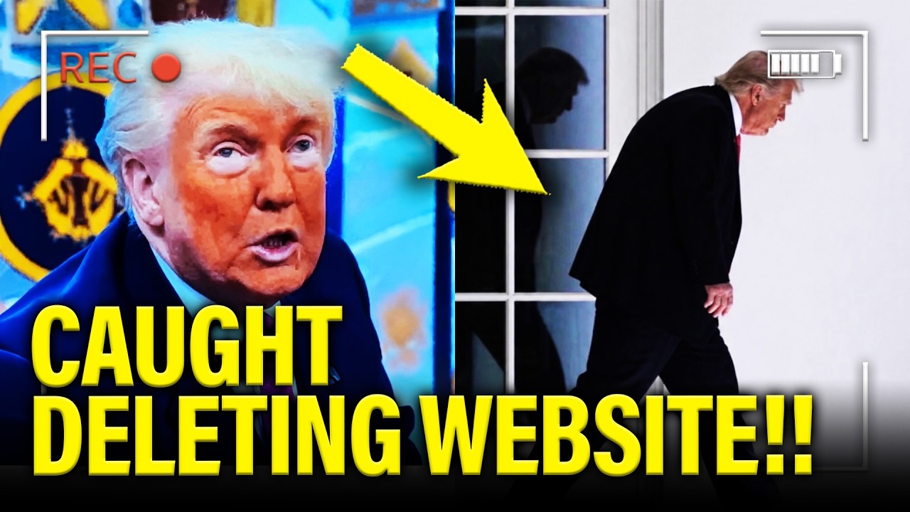 Trump PANICS and STARTS DELETING DOJ WEBSITE!!