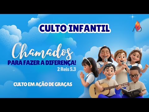 AO VIVO | Culto das Crianças | 03/12/2025 ADITABAIANA-PB | Culto em Ação de Graça Pelo Congresso